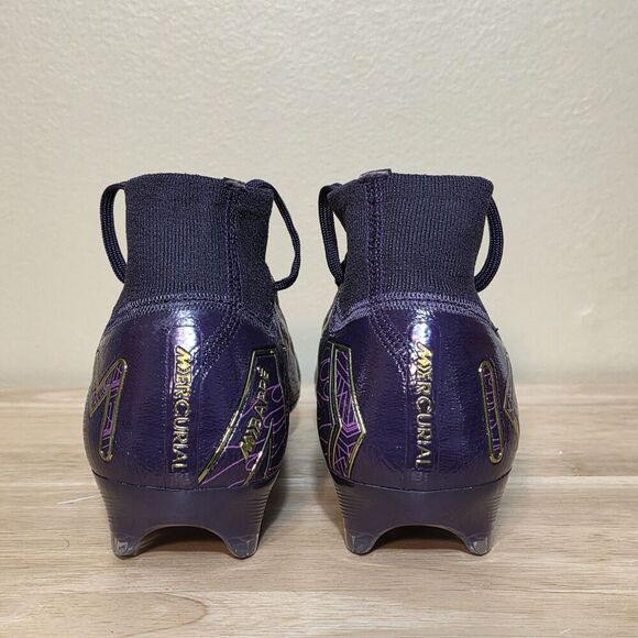 Nike Zoom Mercurial Superfly 10 Elite FG Kylian Mbappe Purple FQ8692-500 Size 5